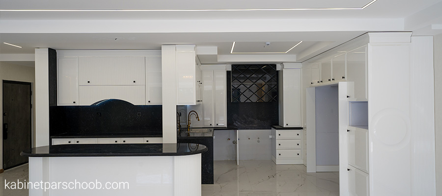 آشنایی با بهترین رنگ کابینت نئوکلاسیک